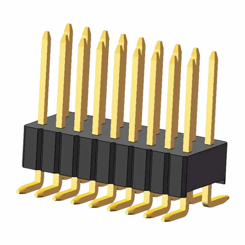 1.27x2.54 मिमी पिन हेडर डबल रो SMT3