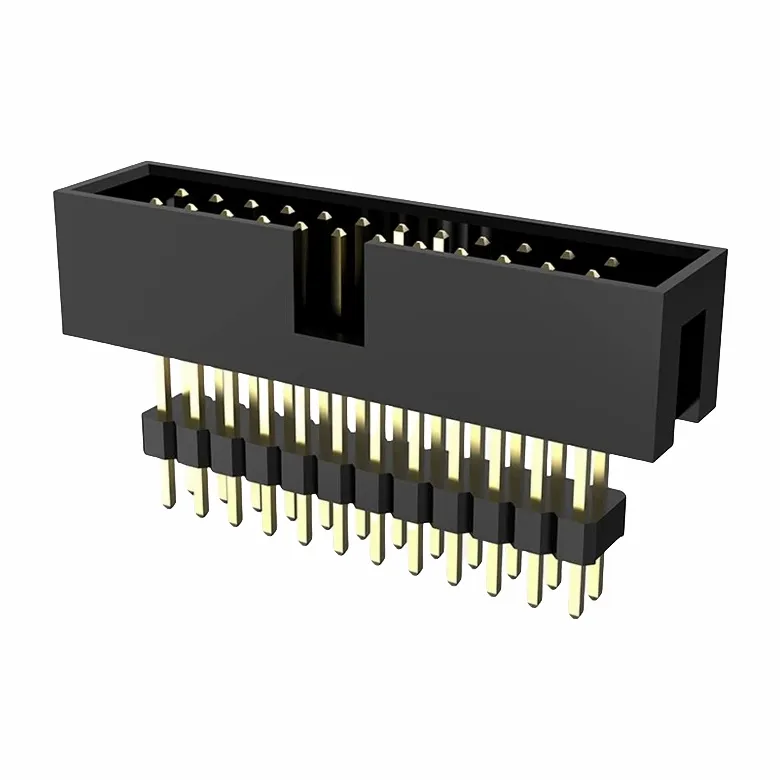 2.54 मिमी बॉक्स हेडर डबल पंक्ति सीधे
