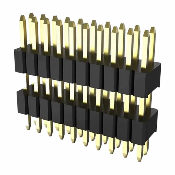 2.54 मिमी पिन हेडर डबल पंक्ति सीधे