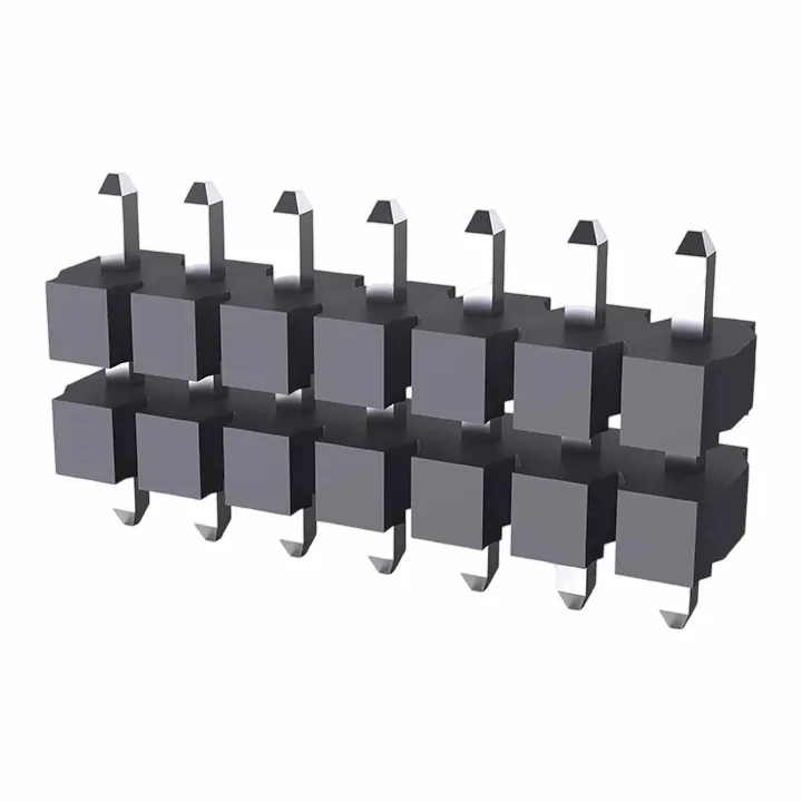 5.08 मिमी पिन हेडर सिंगल रो डुअल प्लास्टिक स्ट्रेट